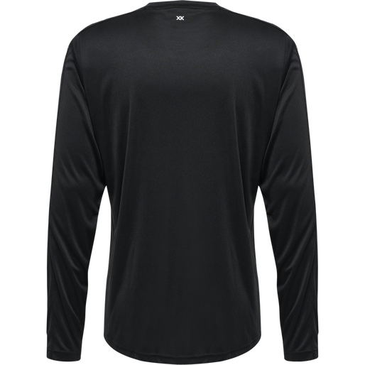 hmlCORE XK POLY JERSEY L/S, BLACK hmlCORE XK POLY JERSEY L/S, BLACK, packshot