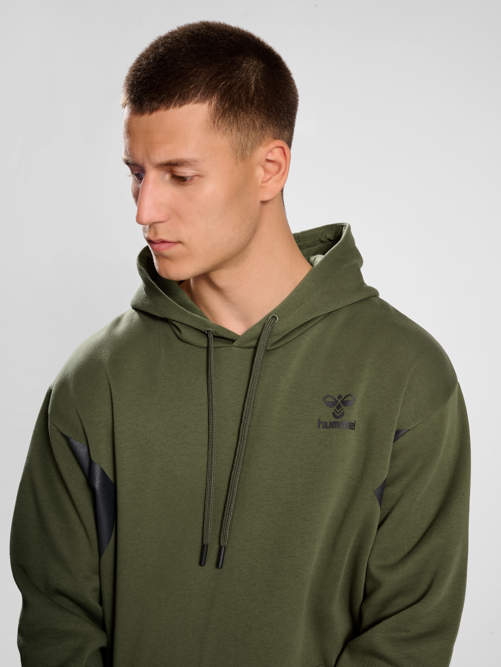 Olive hoodie top