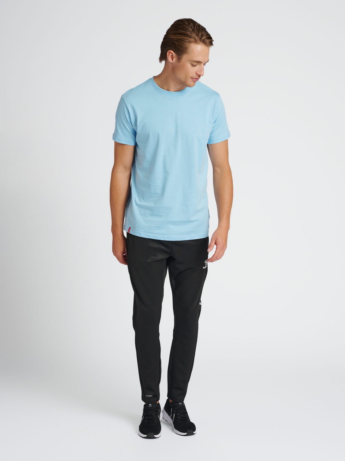 BASIC T-SHIRT S/S - BLUE BELL | hummel.net