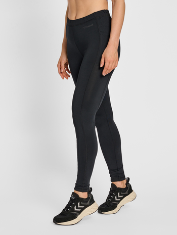 hmlMT MABLEY MID WAIST TIGHTS, BLACK, model