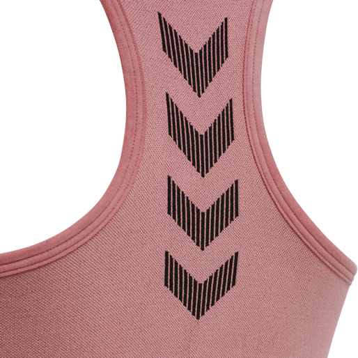 HUMMEL FIRST SEAMLESS BRA WOMAN, DUSTY ROSE, packshot