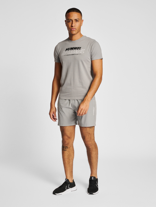 hummel TE BASE WOVEN SHORTS SHARKSKIN hummel