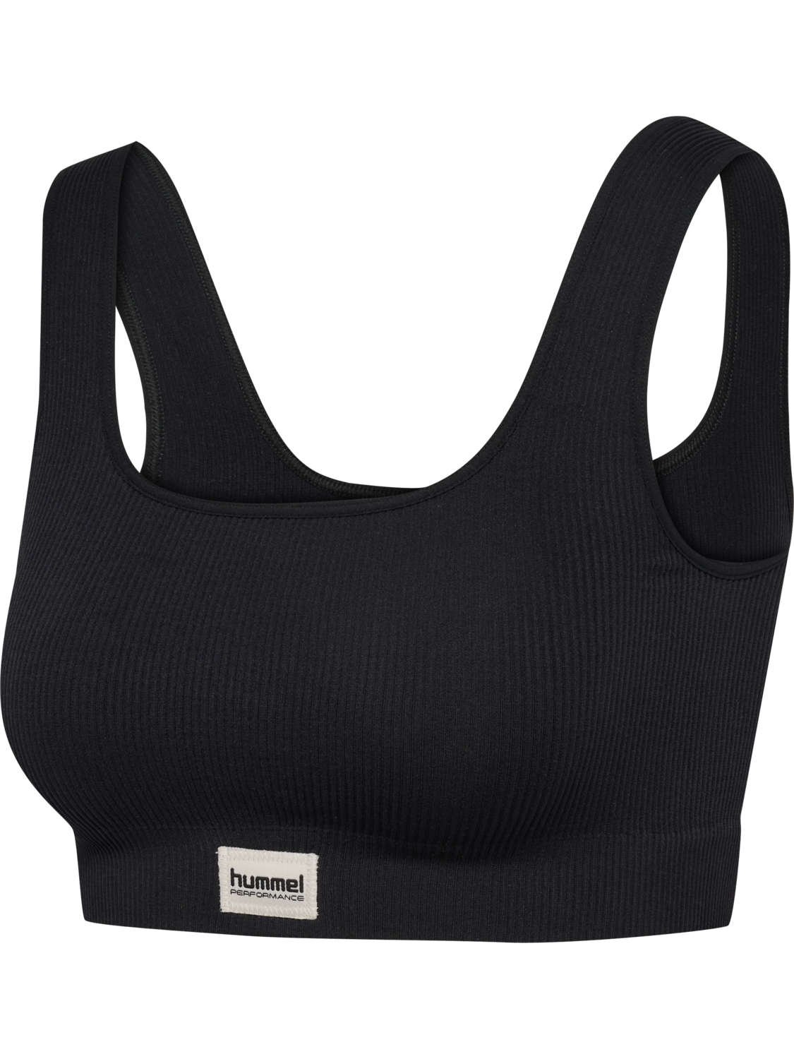 hmlPULSE SEAMLESS RIB BRA, BLACK, packshot
