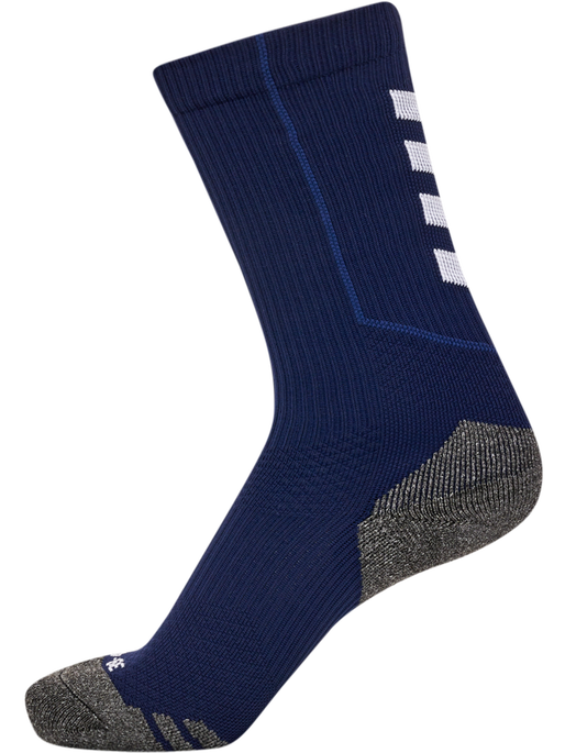hmlPRO TRAINING SOCKS LOW, MARINE/WHITE, packshot