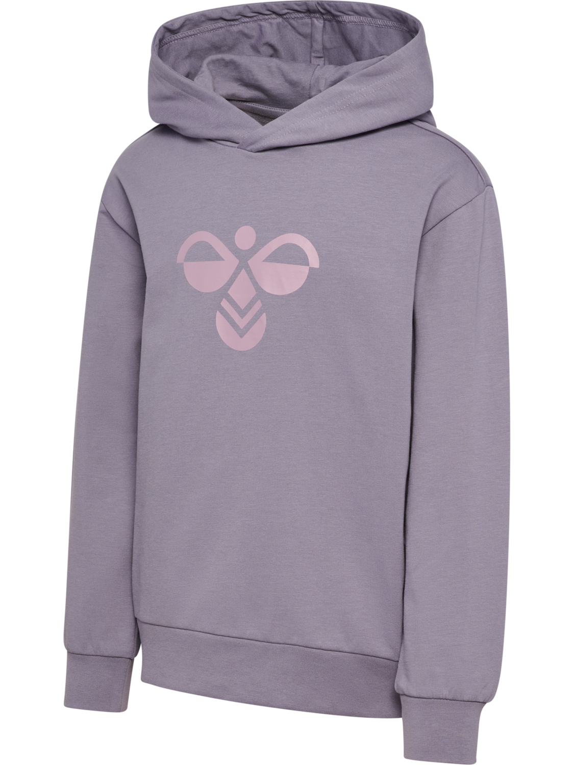 hmlJR REG TUKAS HOODIE, GRAY RIDGE, packshot