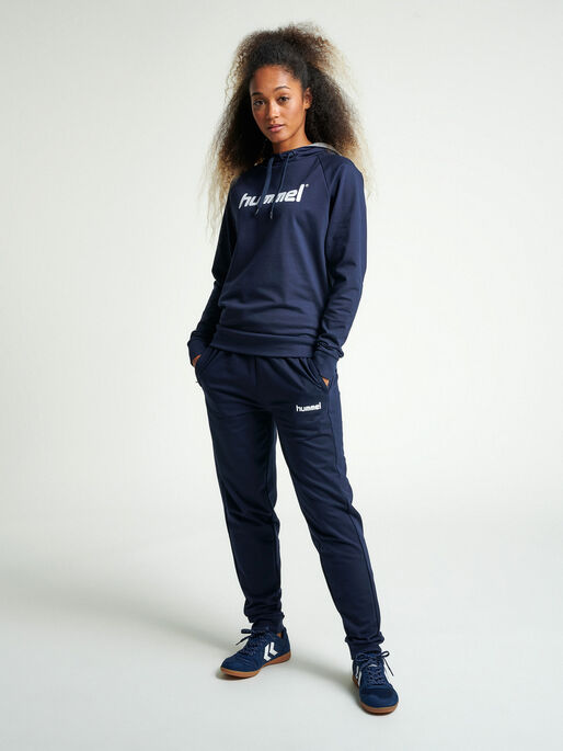 HMLGO COTTON PANT, MARINE, model