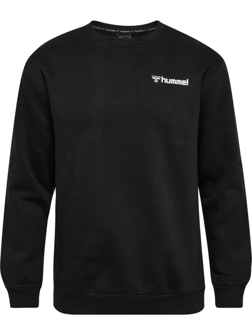 hmlMOVER COTTON SWEATSHIRT, BLACK hmlMOVER COTTON SWEATSHIRT, BLACK, packshot