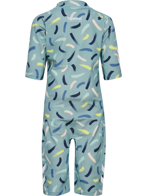 hmlMORGAT SWIM SUIT, BLUE SURF, packshot