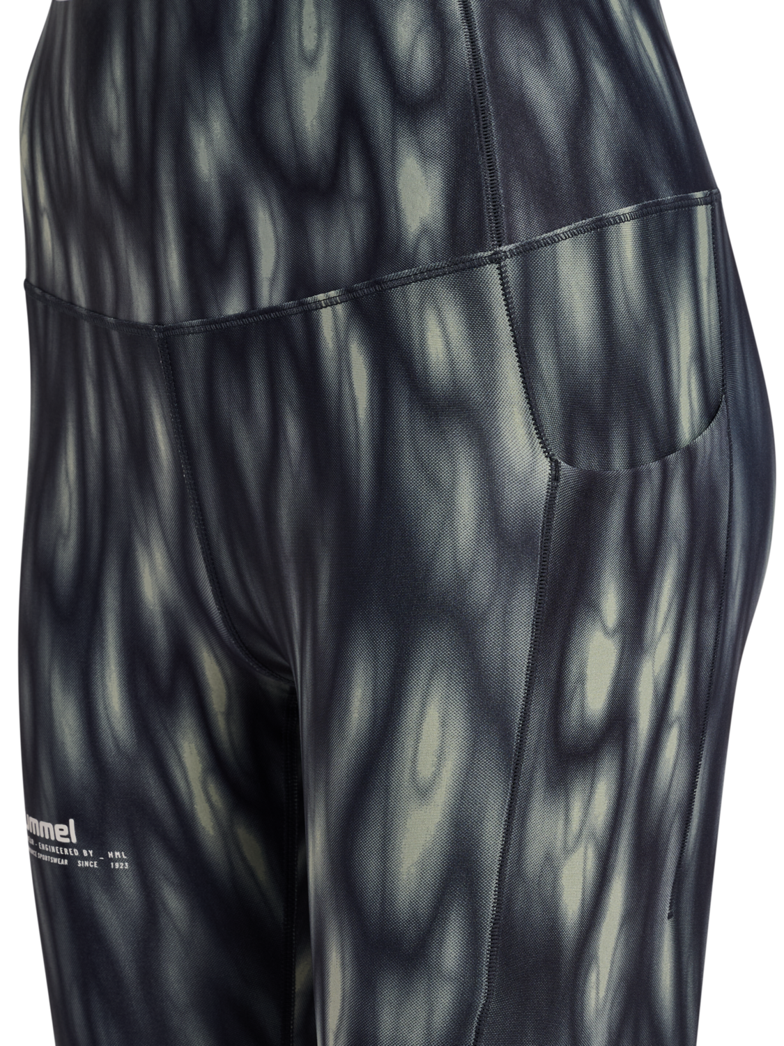 hmlHIIT AOP INTENSITY HW TIGHTS, SEAGRASS, packshot