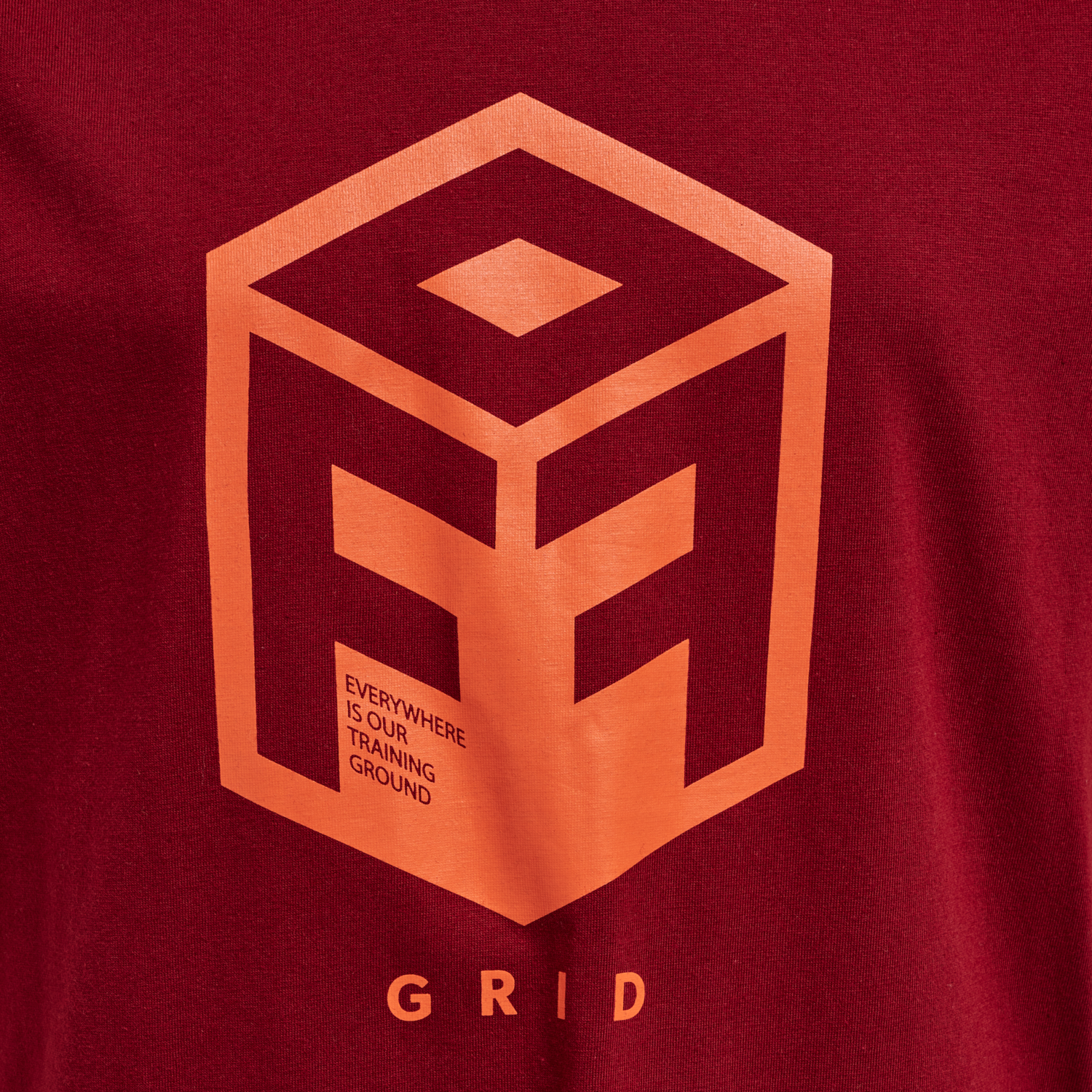 hmlOFFGRID COTTON JERSEY S/S KIDS, RHUBARB/NASTURTIUM, packshot