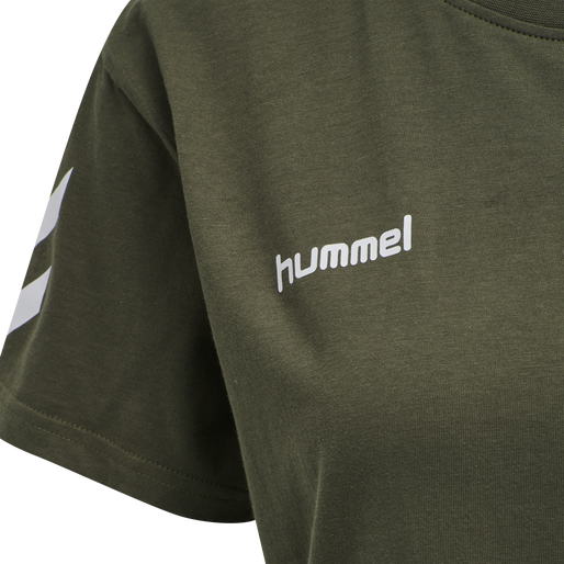 HMLGO COTTON T-SHIRT WOMAN S/S, GRAPE LEAF, packshot