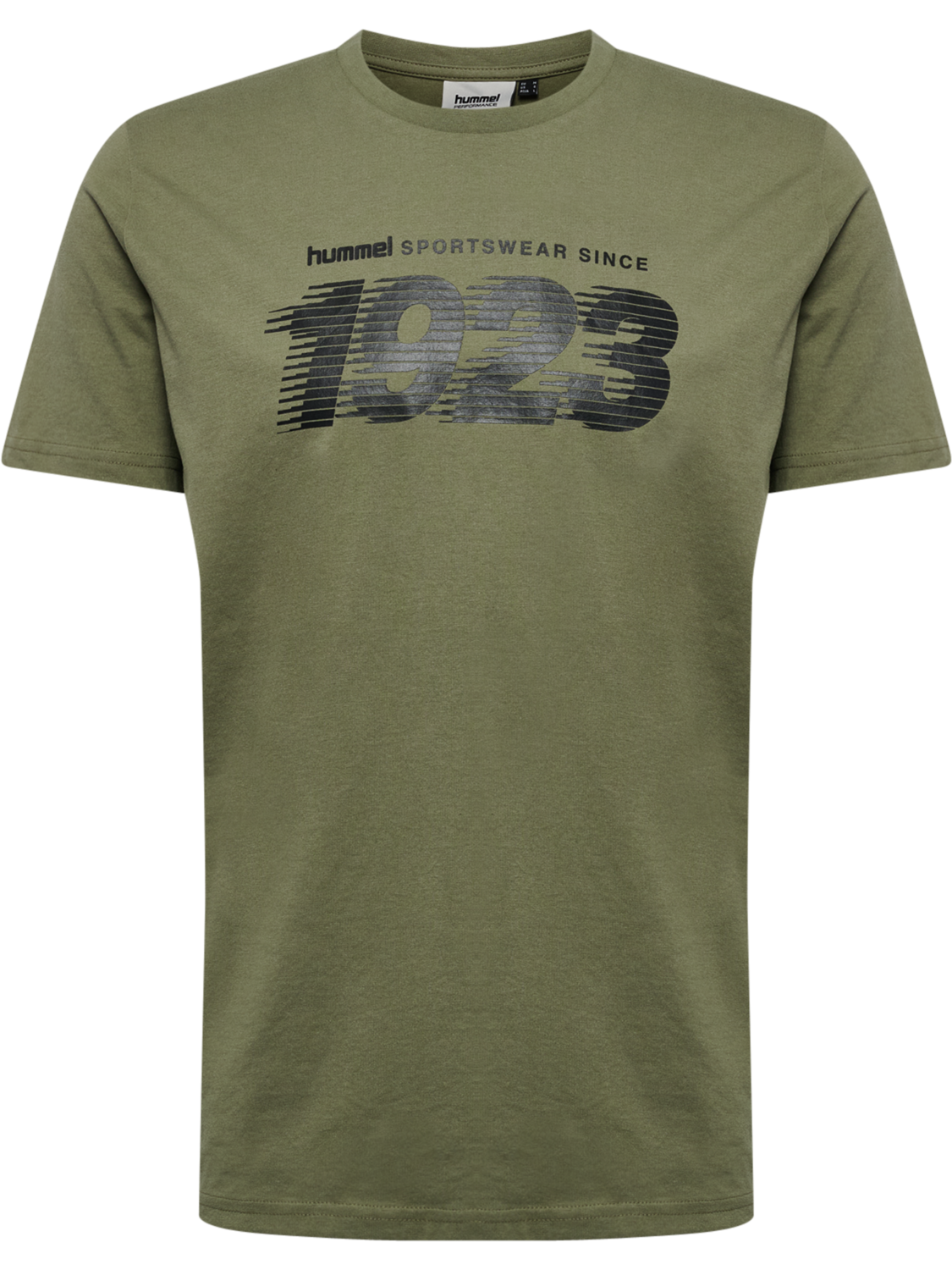 hmlPULSE GRAPHIC T-SHIRT S/S, DEEP LICHEN GREEN, packshot