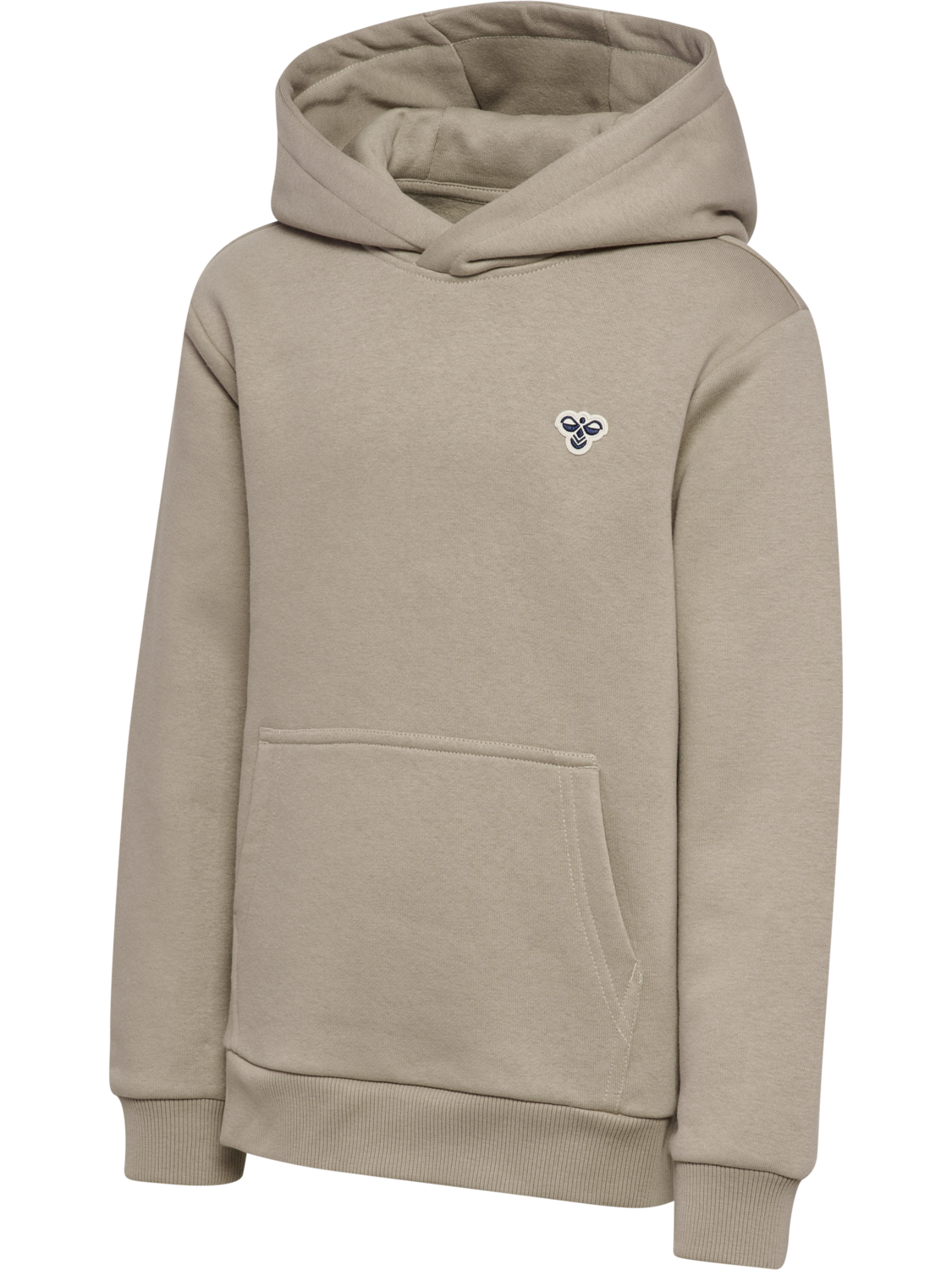 hmlJR LOOSE HOODIE BEE, VINTAGE KHAKI, packshot