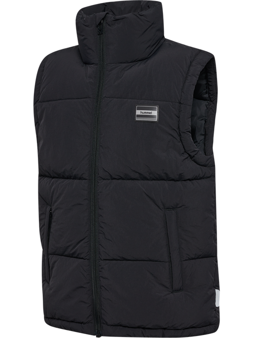 hmlCRISP TEX VEST, BLACK, packshot