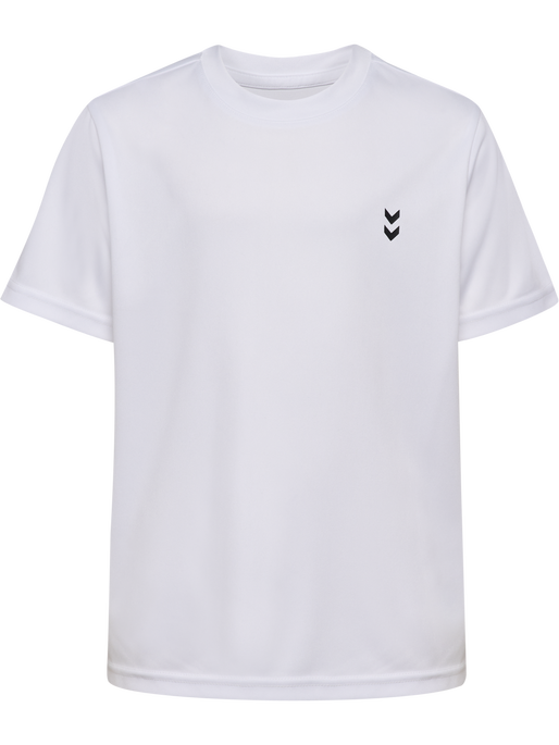 hmlJR PULSE TRAINING T-SHIRT, WHITE, packshot