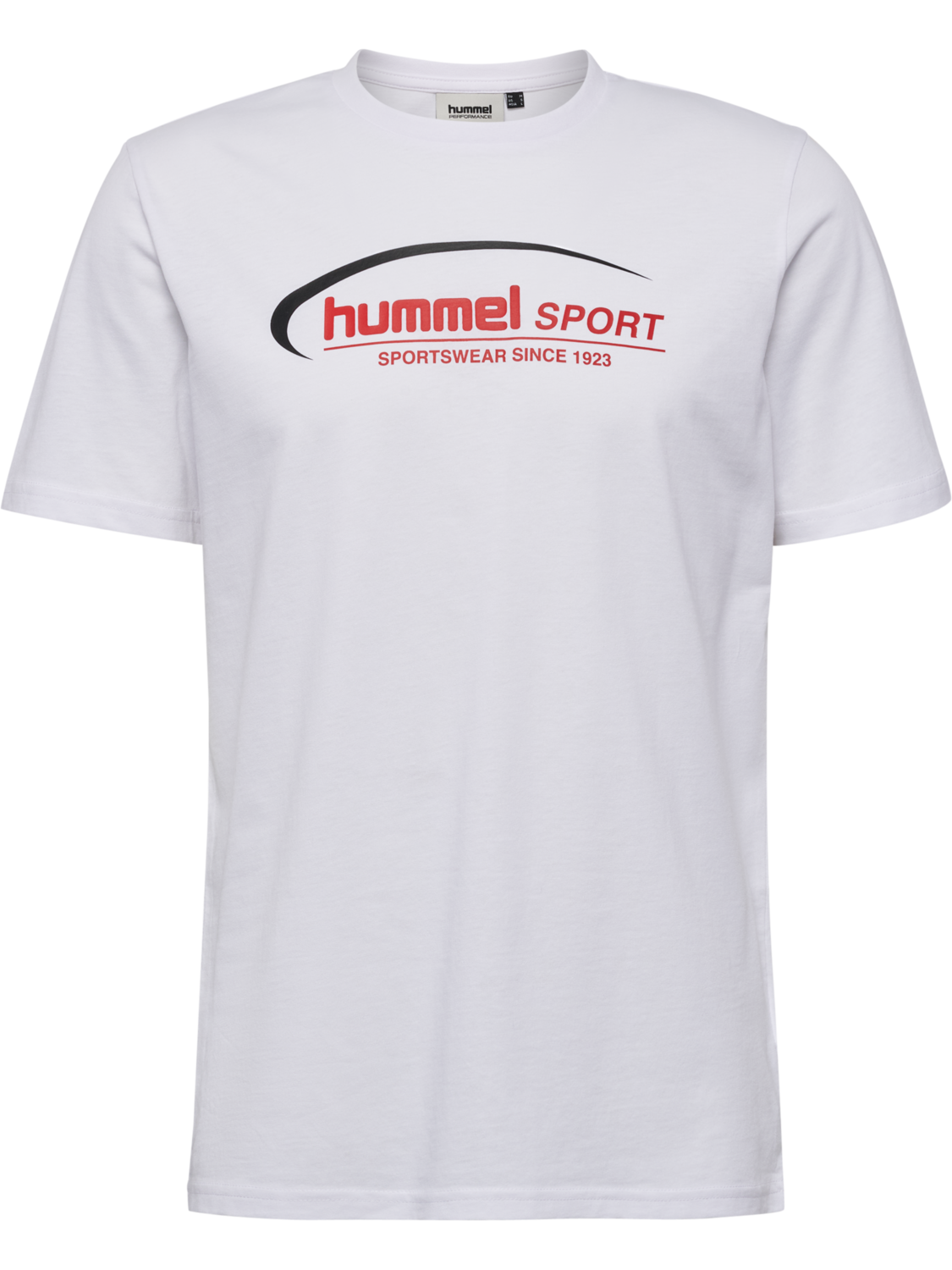 hmlPULSE GRAPHIC T-SHIRT S/S, WHITE/RED, packshot