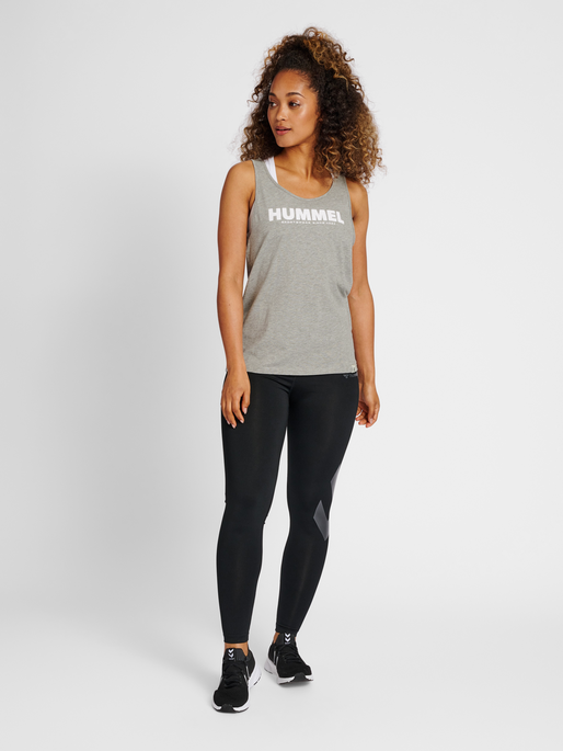 hummel LEGACY WOMAN TANKTOP - GREY MELANGE