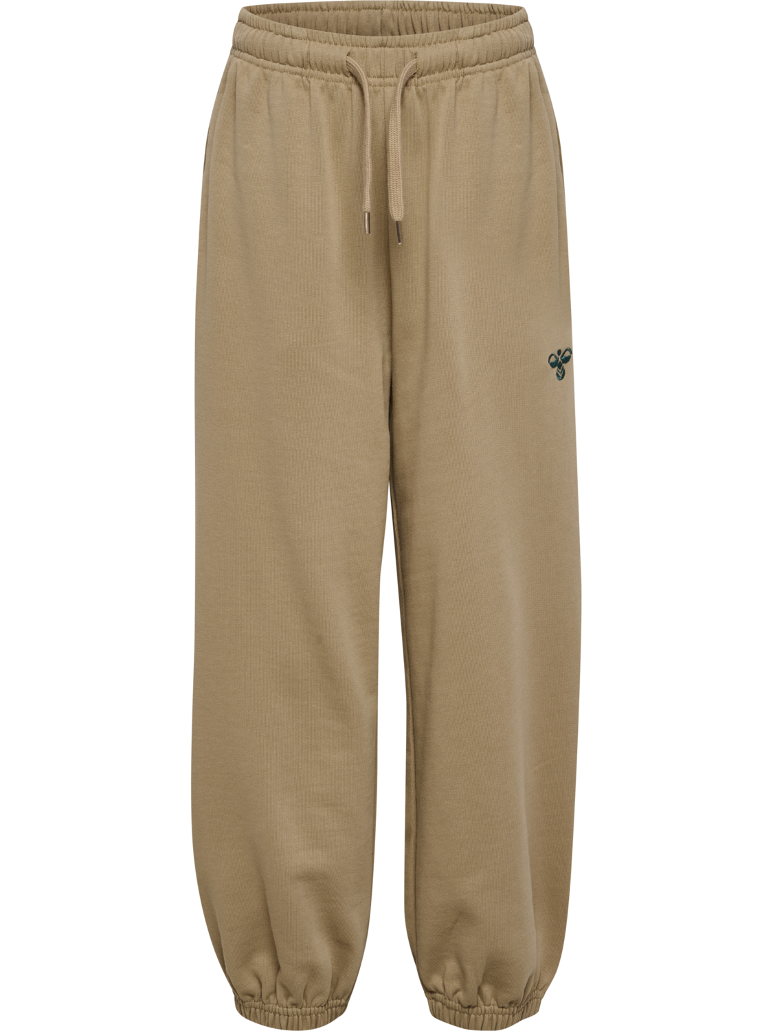 hmlJR JUMP BOXY ELASTIC SWEATPANTS, SILVER MINK, packshot