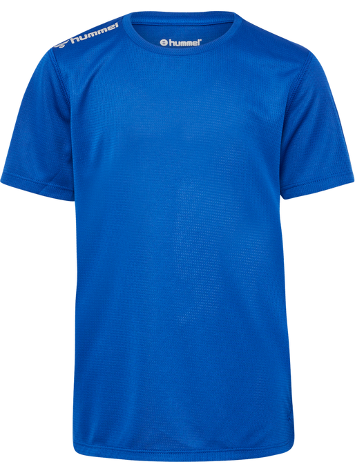 hmlRUN JERSEY S/S KIDS, TRUE BLUE hmlRUN JERSEY S/S KIDS, TRUE BLUE, packshot
