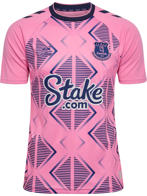 EFC 22/23 AWAY JERSEY S/S, PINK, packshot