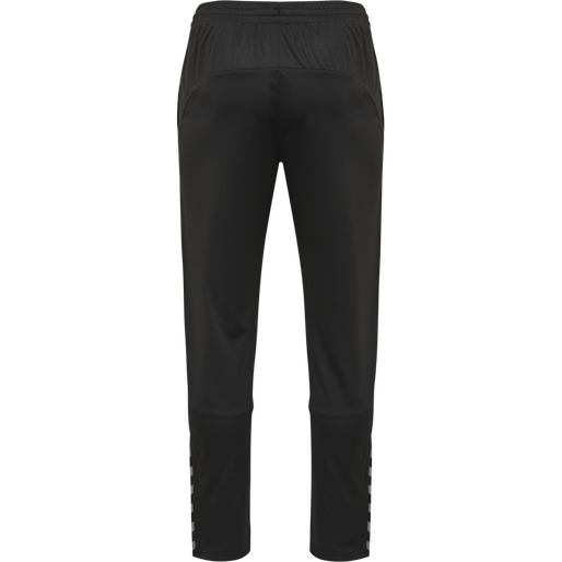 hmlAUTHENTIC POLY PANT, BLACK/WHITE, packshot