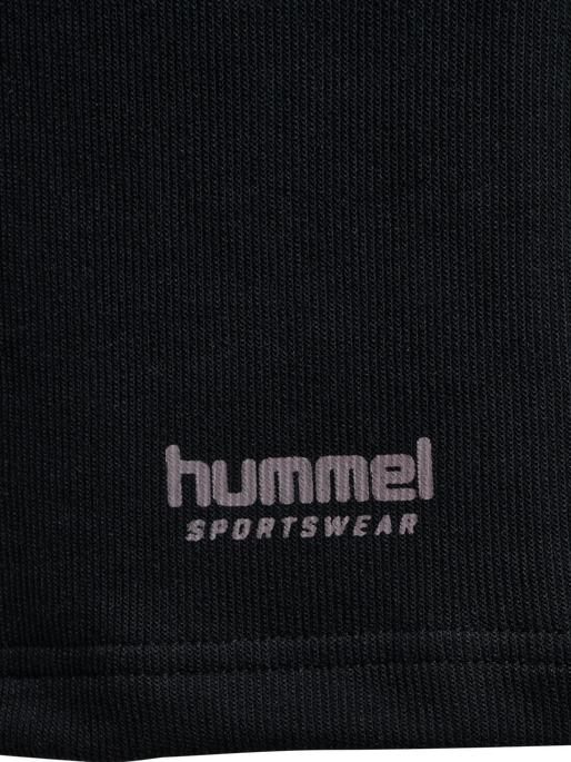 hmlLOOSE SWEAT SHORTS HS, BLACK hmlLOOSE SWEAT SHORTS HS, BLACK, packshot