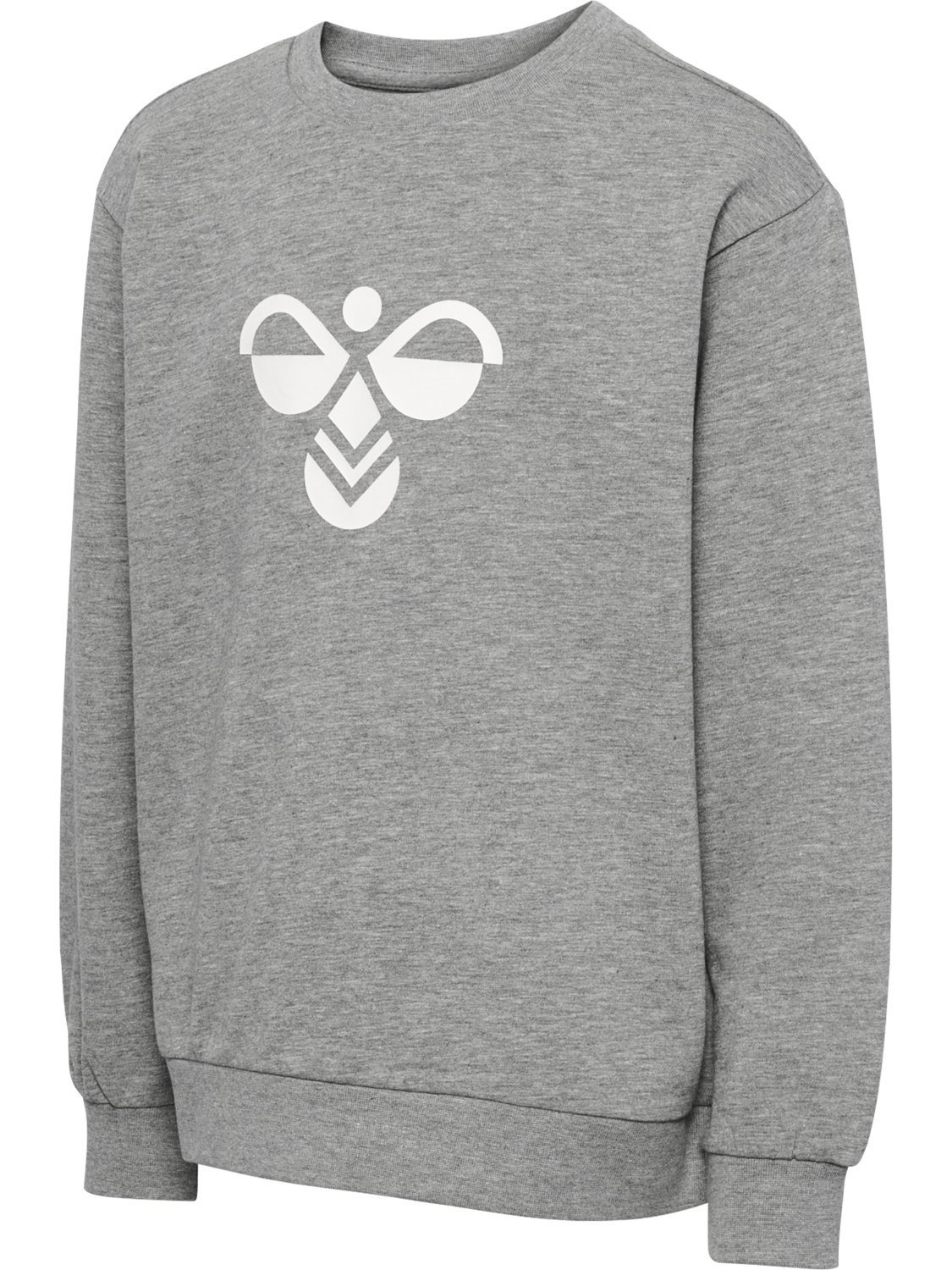 hmlJR REG TUKAS SWEATSHIRT, GREY MELANGE, packshot