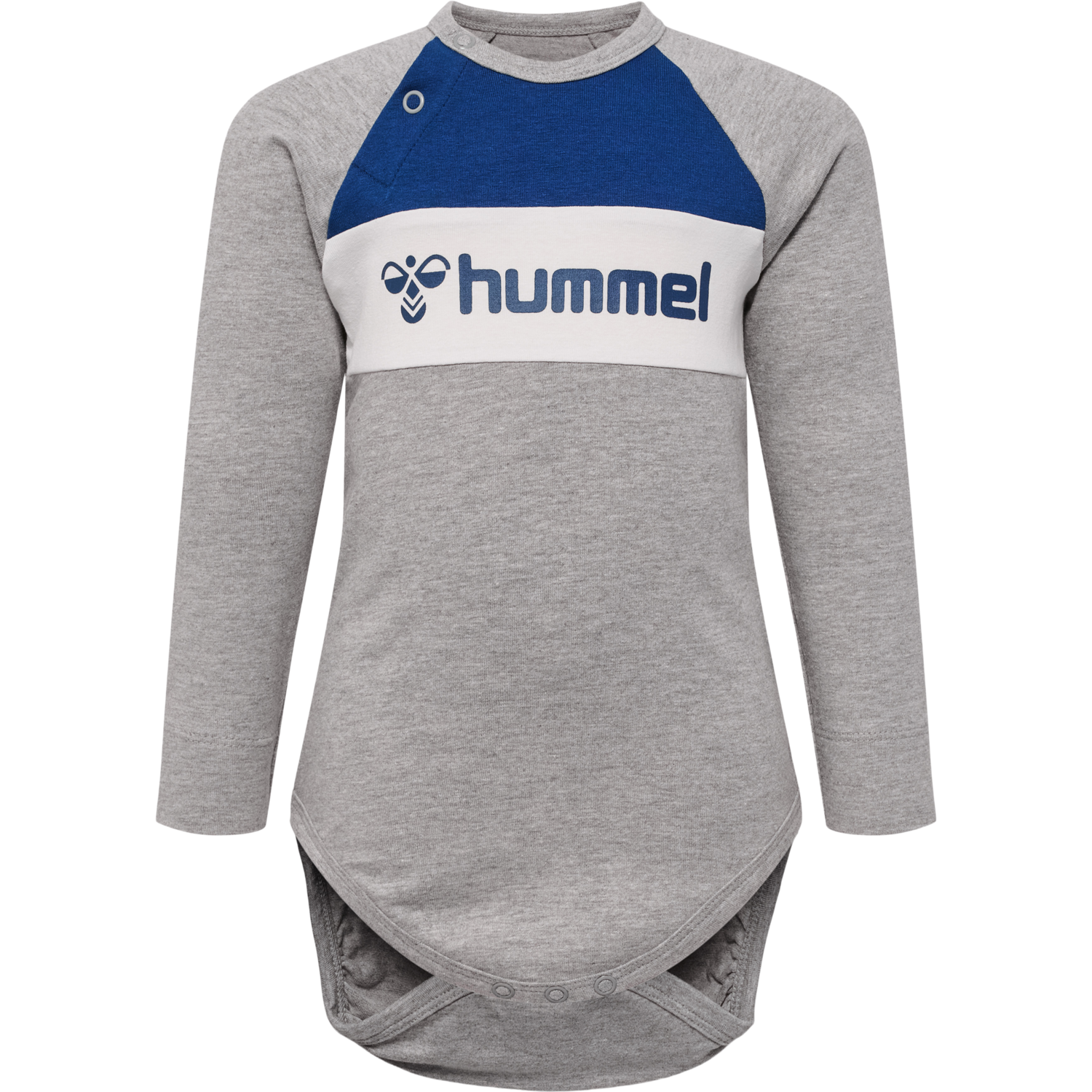 hmlMURPHY BODY L/S, GREY MELANGE, packshot