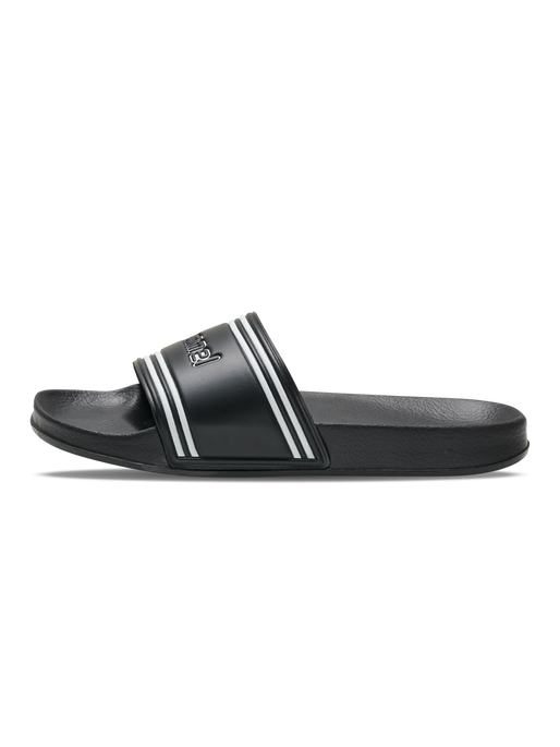 POOL SLIDE RETRO, BLACK/WHITE, packshot