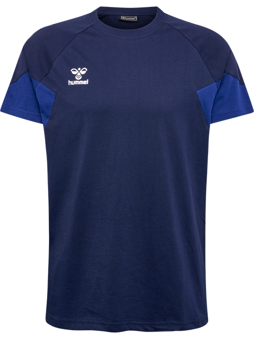 hmlTRAVEL T-SHIRT S/S, MARINE hmlTRAVEL T-SHIRT S/S, MARINE, packshot