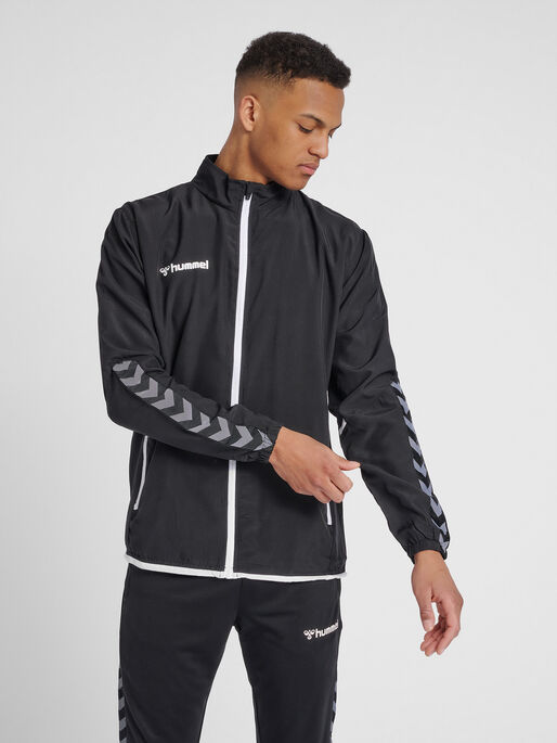 hmlAUTHENTIC MICRO JACKET, BLACK, model