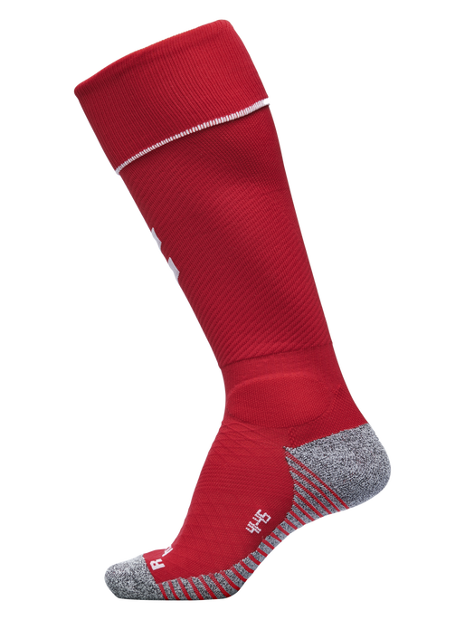 PRO FOOTBALL SOCK 17 - 18, TRUE RED/WHITE, packshot