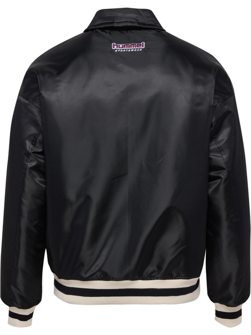 hmlLETTERMAN JACKET SPORTSWEAR, BLACK hmlLETTERMAN JACKET SPORTSWEAR, BLACK, packshot