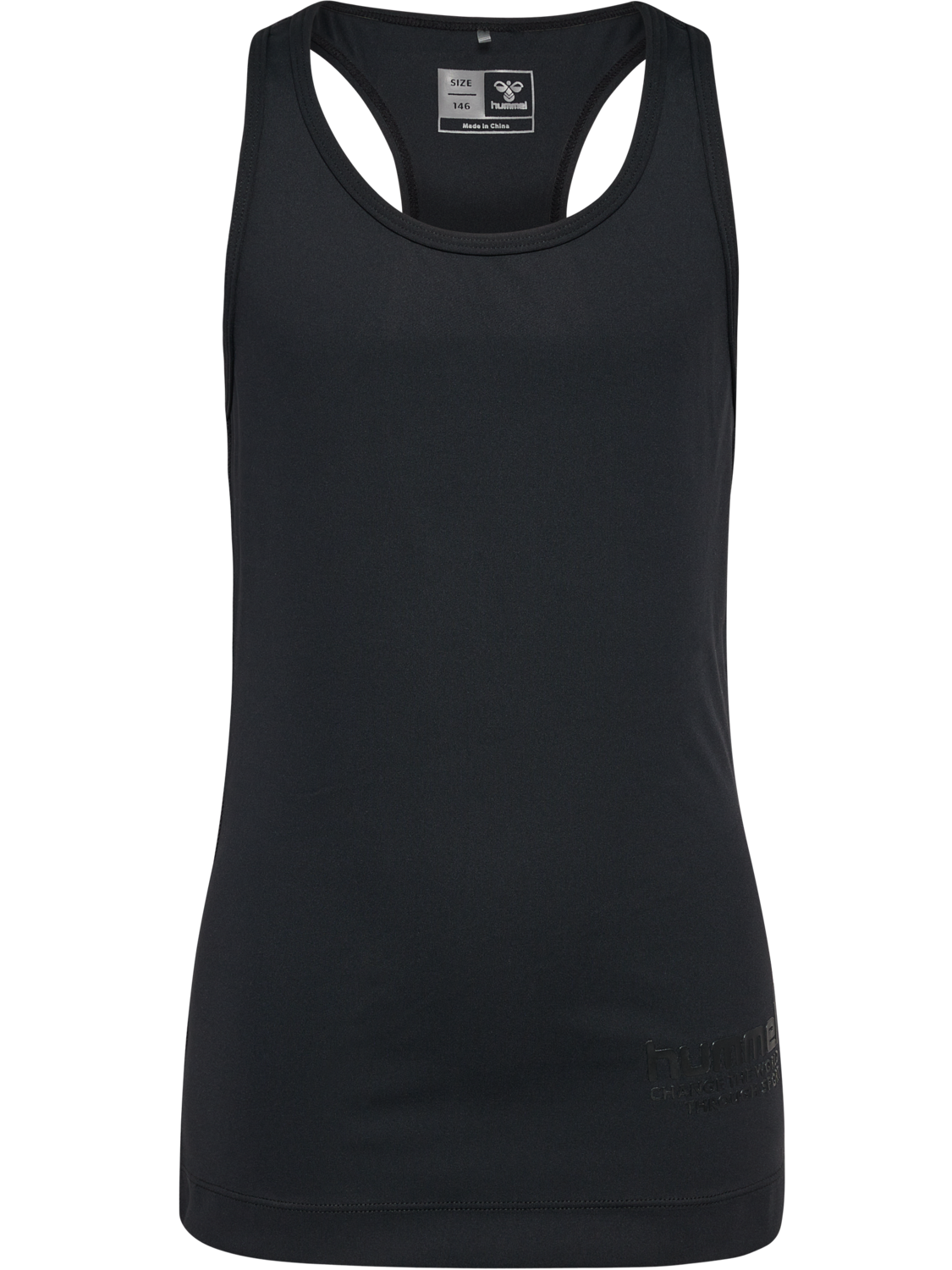 hmlPURE TANK TOP, BLACK, packshot