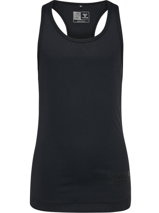 hmlPURE TANK TOP, BLACK, packshot
