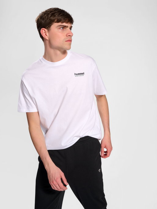 hummel LGC NATE T-SHIRT - WHITE