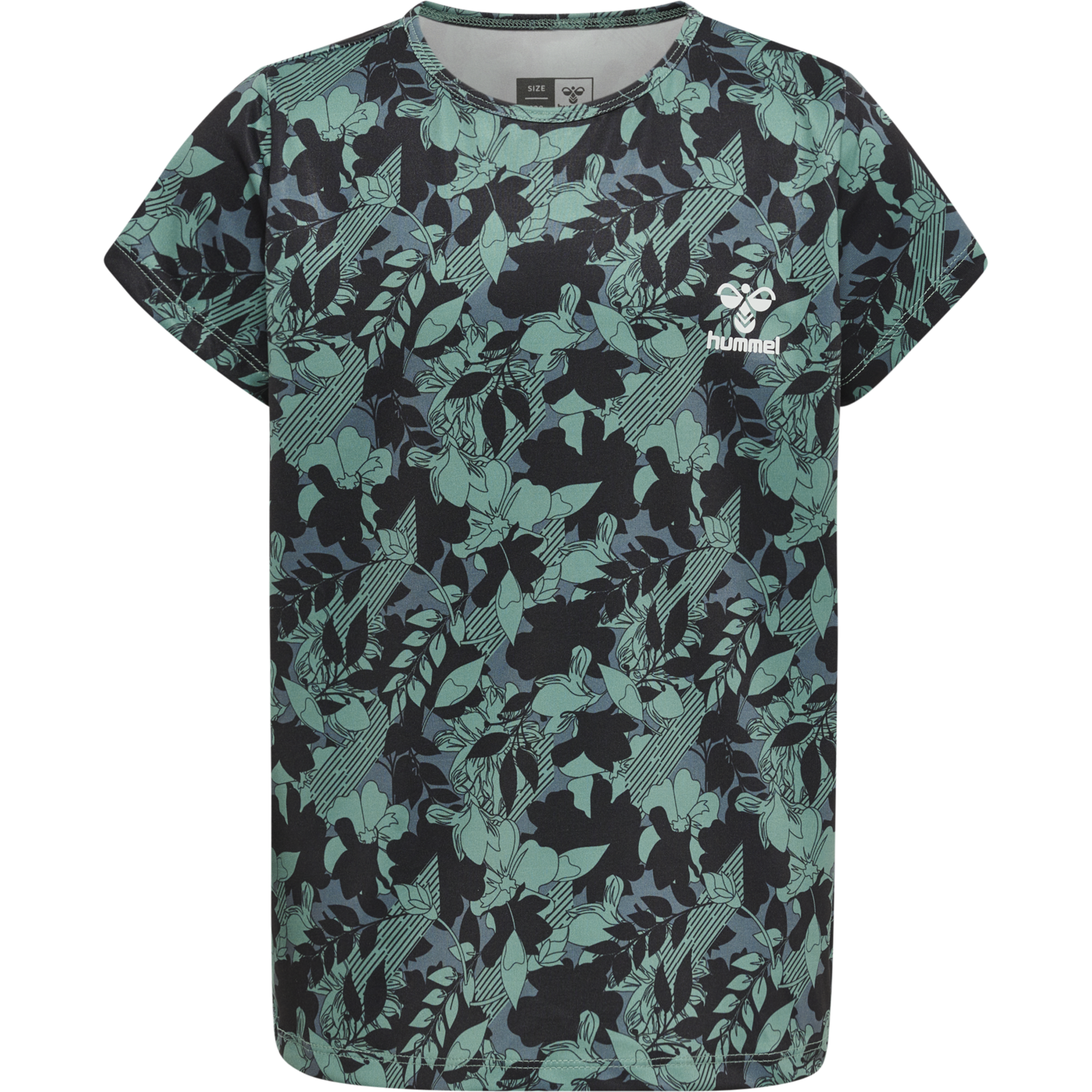 hmlNANNA T-SHIRT S/S, MINERAL BLUE, packshot