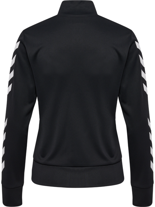 hmlLEGACY EVY POLY ZIP JACKET, BLACK, packshot