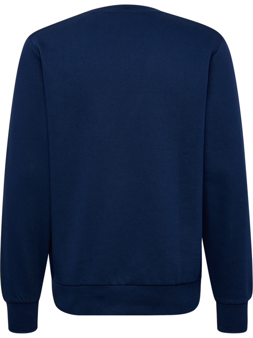hmlGRAPHIC CREWNECK, DRESS BLUES, packshot