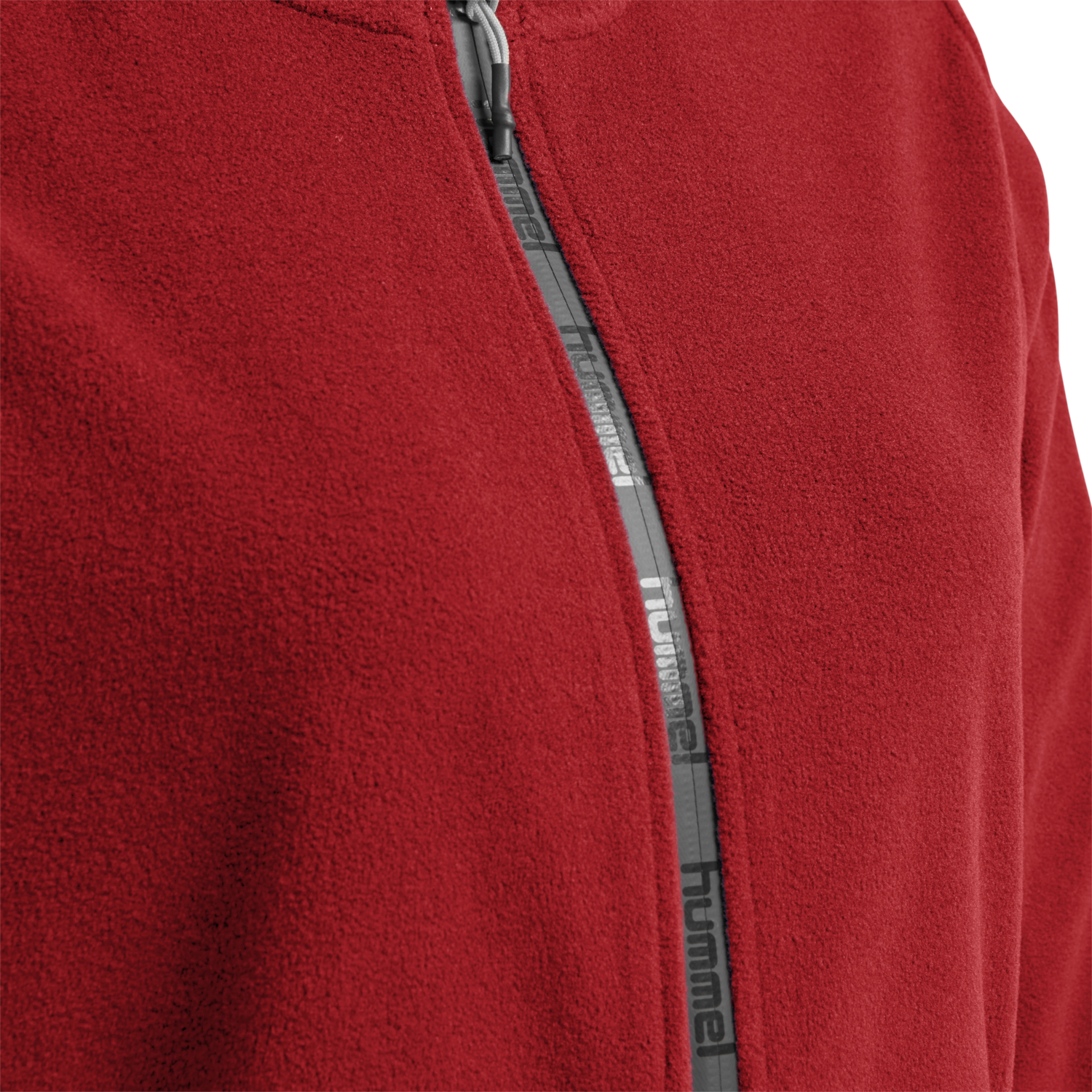 red full zip jacket