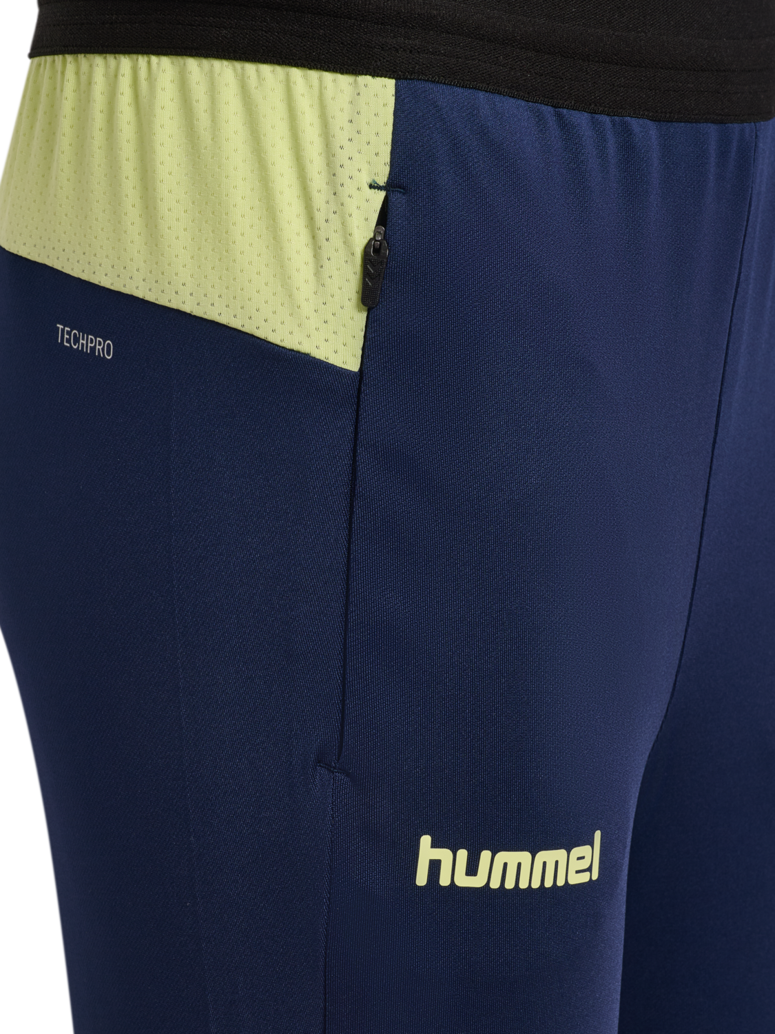 hmlBLAZE 2.0 TRAINING PANTS KIDS, MARINE/SHADOW LIME, packshot