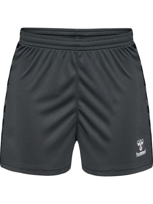 hmlAUTHENTIC PL SHORTS WOMAN, ASPHALT hmlAUTHENTIC PL SHORTS WOMAN, ASPHALT, packshot
