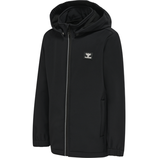 hmlMARS SOFTSHELL JACKET, BLACK, packshot