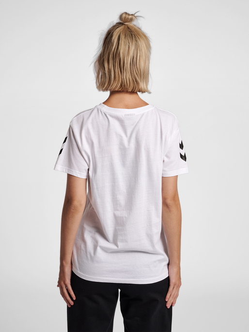 hummel GO COTTON T-SHIRT WOMAN S/S - WHITE