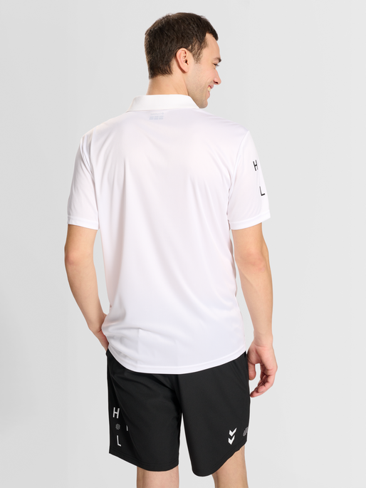 hmlCOURT POLO S/S, WHITE, model
