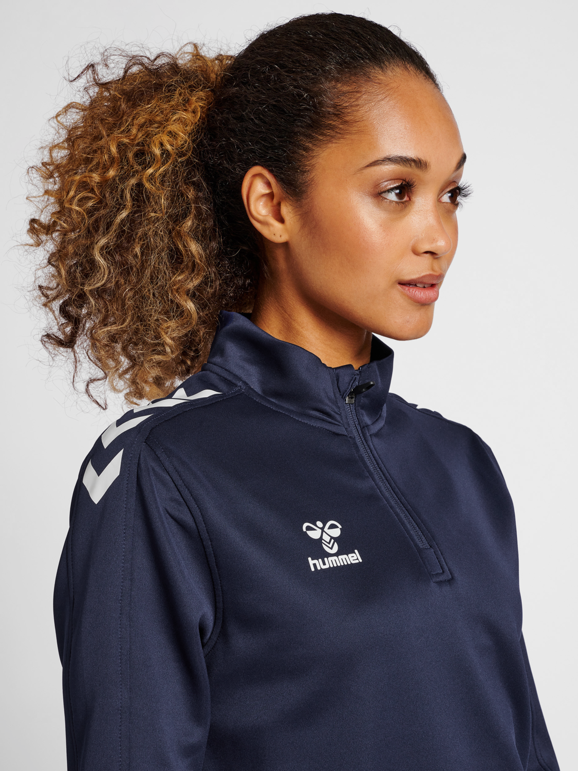 hummel CORE XK HALF ZIP SWEAT WOMAN 