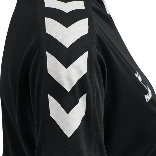 hmlCORE XK POLY JERSEY S/S WOMAN, BLACK, packshot