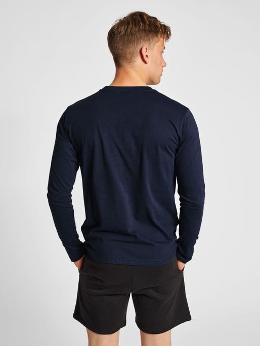 RED T-SHIRT MARINE L/S BASIC hummel -