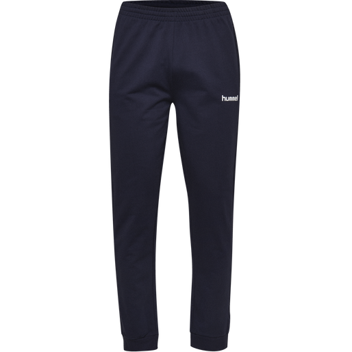 HMLGO KIDS COTTON PANT, MARINE, packshot