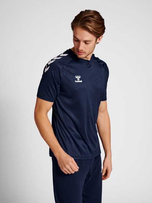 hummel CORE XK CORE POLY T-SHIRT S/S - MARINE | hummel.net